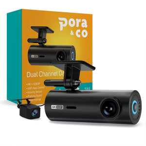Dashcam Dual Lens 4K – Voor & Achter Camera