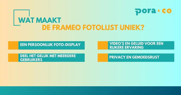 Wat Maakt de Frameo Fotolijst Uniek?