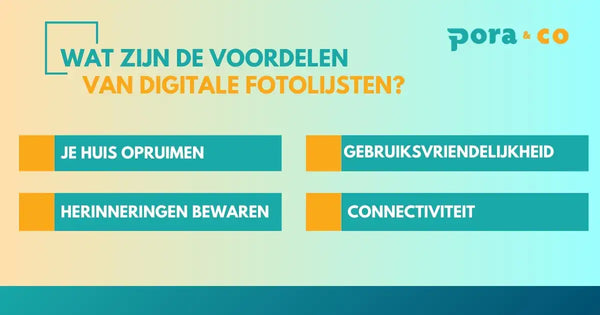 Wat Zijn de Voordelen van Digitale Fotolijsten?