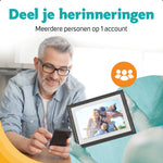 Meerdere personen hebben toegang tot de digitale fotolijst van Pora & Co