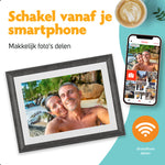 Vanaf je smartphone foto's delen op de digitale fotolijst van Pora & Co