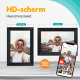 Foto's in HD-kwaliteit op de digitale fotolijst