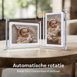 Pora&Co Digitale fotolijst 17.8 cm - Acryl - HD + - IPS display - USB-C - Touchscreen - Elektronica