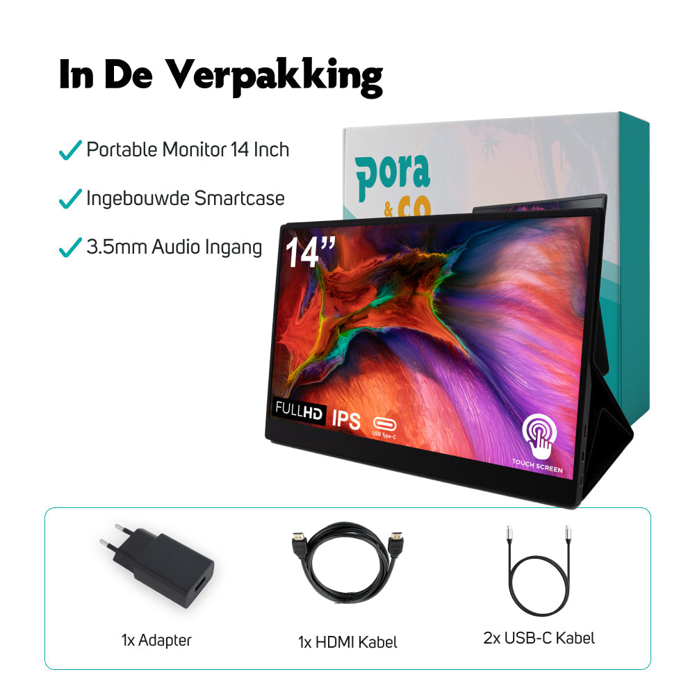 Portable monitor voor zakelijk gebruik 35.6cm - Elektronica