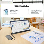 Portable monitor voor zakelijk gebruik met touchscreen 35.6cm - Elektronica